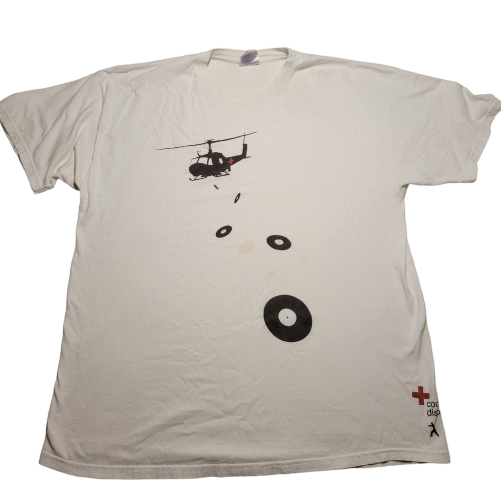 Vitnage Code Mission Fresco T Shirt Mens Size XL Helicopter Records Music